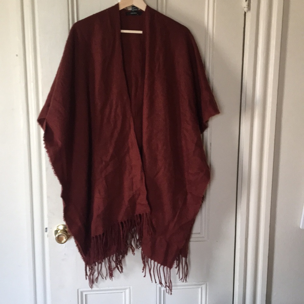 Burnt Orange Drapey Sweater